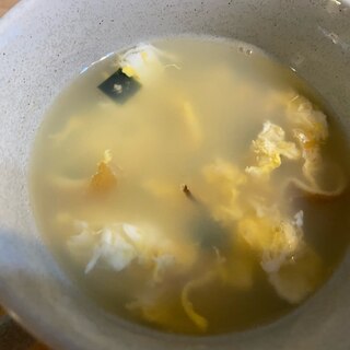松茸香る卵スープ